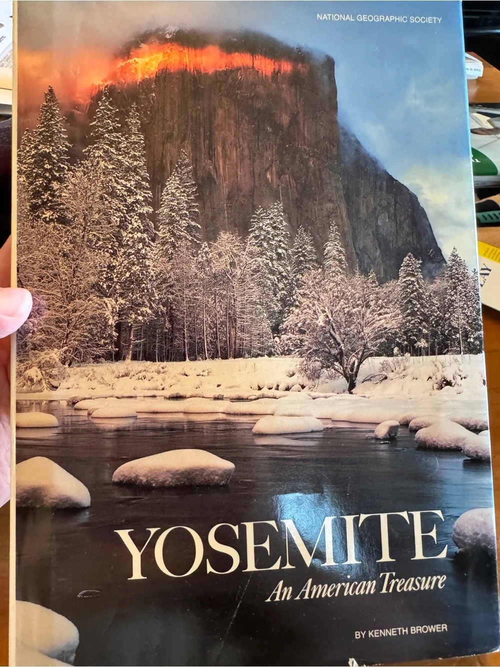 National Geographic Yosemite Coffee Table Book - Orange, White, Blue